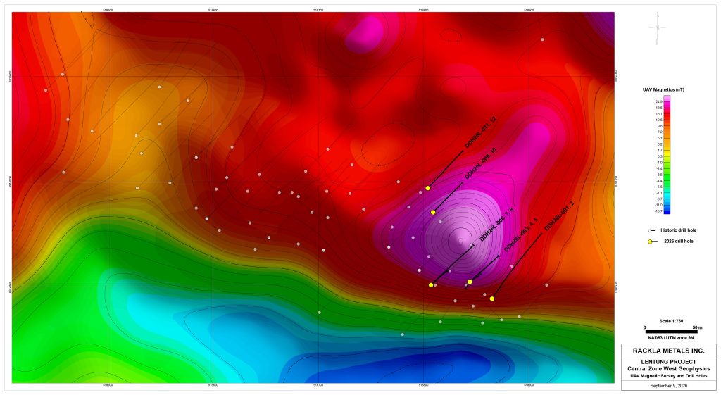 Central Zone West Magnetics And Holes